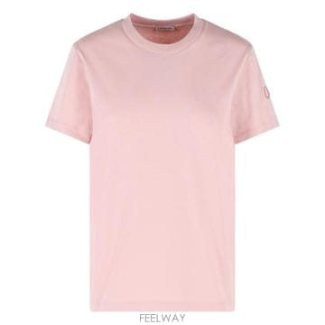 Moncler 26SS ��Ŭ���� �ڼ� �ΰ� ��ư Ƽ���� 093 8C000 29 89AUO51E Pink26SS ��Ŭ���� �ڼ� �ΰ� ��ư Ƽ���� 093 8C000 29 89AUO