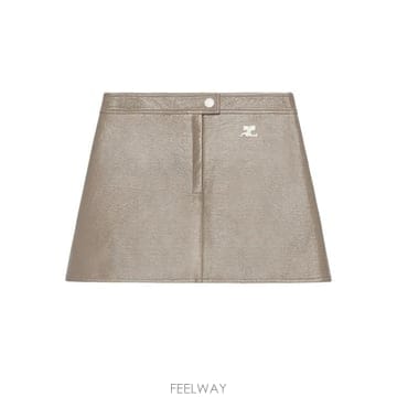 26SS 쿠레쥬 숏 스커트 223CJU001VY00141099 Grey