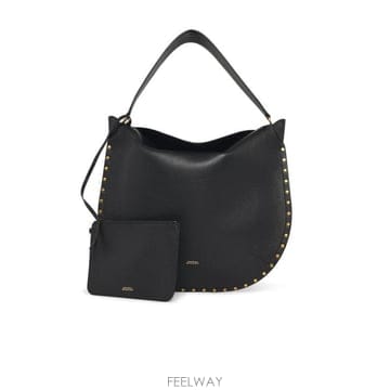 26FW 이자벨마랑 OSKAN 오스칸 문 숄더백 PP0200FA C3C22M01BK Black