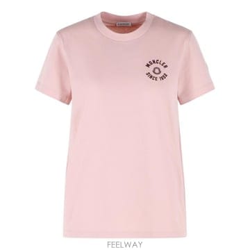 Moncler 26SS ��Ŭ���� �ڼ� �ΰ� ��ư Ƽ���� 093 8C000 30 89AUO51E Pink26SS ��Ŭ���� �ڼ� �ΰ� ��ư Ƽ���� 093 8C000 30 89AUO