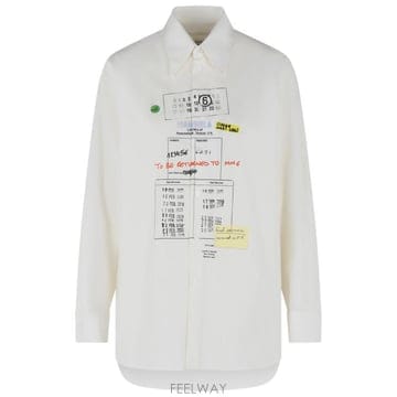 MM6 26SS MM6 �������������� ��ư ���ø� ���� S52DL0237 M35480101 White26SS MM6 �������������� ��ư ���ø� ���� S52DL0237 M35