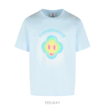 CASABLANCA 26SS ī�����ī ���� Ƽ���� M SP26 JTS 001 09PALE BLUE Light Blue26SS ī�����ī ���� Ƽ���� M SP26 JTS 001 09PALE BLUE