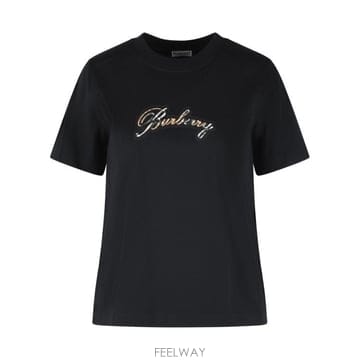 Burberry 26SS ������ üũ Ŀ�ú� �ΰ� ��ư Ƽ���� 8120772A1189 Black26SS ������ üũ Ŀ�ú� �ΰ� ��ư Ƽ���� 8120772A1189 