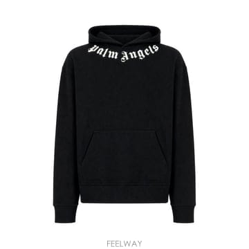 Palm Angels 26FW �ʾ����� �ĵ� Ƽ���� PAMBB003FL001 1003 BLACK OFF WHITE26FW �ʾ����� �ĵ� Ƽ���� PAMBB003FL001 1003 BLACK OFF