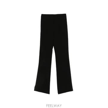 26FW 막스마라 스트레이트 팬츠 2621136014600 004 Nero
