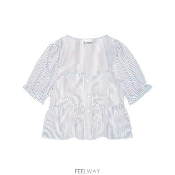 GANNI 25SS ���� ����콺 W0311 326 Clear Blue25SS ���� ����콺 W0311 326 Clear Blue