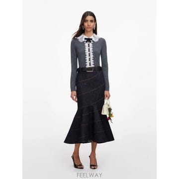 Self Portrait 26FW ���� ��Ʈ����Ʈ ������ PF26134CGR GREY Grigio26FW ���� ��Ʈ����Ʈ ������ PF26134CGR GREY Grigio