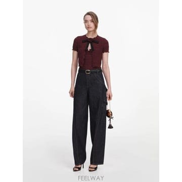 Self Portrait 26FW ���� ��Ʈ����Ʈ ���� Ƽ���� PF26069TBR BROWN Marrone26FW ���� ��Ʈ����Ʈ ���� Ƽ���� PF26069TBR BROWN Marr