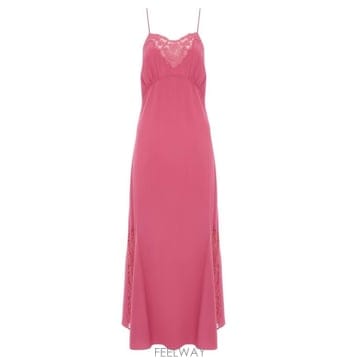 26FW 끌로에 롱 원피스 CH26UR137005 6AQ Fucsia
