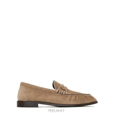 26FW 생로랑 르 로퍼 수플 수에드 A001MM27DTT 9741 Beige