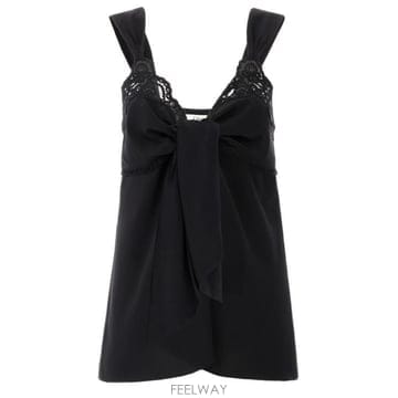 26FW 끌로에 블라우스 CH26UHT77005 001 Nero