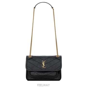 Saint Laurent 26FW ���ζ� ��Ƽ�� ���� ��Ű �̴Ϲ� 8460870EN07 1000 Nero26FW ���ζ� ��Ƽ�� ���� ��Ű �̴Ϲ� 8460870EN07 1000 N