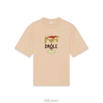 Drole de Monsieur 26SS ��ѵ幫�� ���� Ƽ���� JTS289CO248 BG Beige26SS ��ѵ幫�� ���� Ƽ���� JTS289CO248 BG Beige