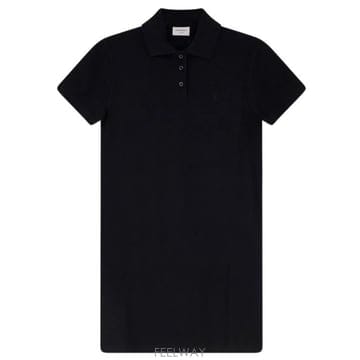 26SS 생로랑 미디 원피스 862599Y37ZE 1000 Nero