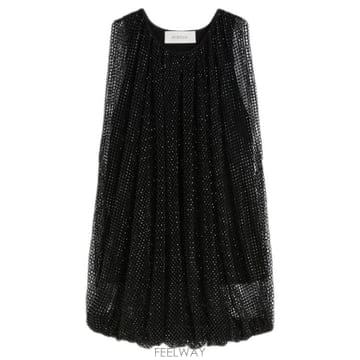 26SS 스포트막스 블라우스 2612941061600 002 Nero