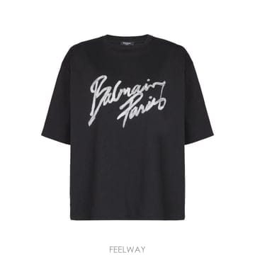 Balmain 26SS �߸� ���� Ƽ���� GF1EG110BD41 EAB Nero26SS �߸� ���� Ƽ���� GF1EG110BD41 EAB Nero