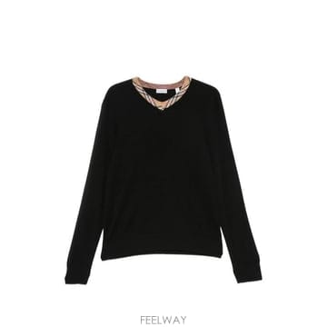 26FW 버버리 스웨터 8127128 A1189 Nero