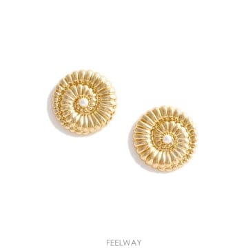 Self Portrait 26FW ���� ��Ʈ����Ʈ �̾ PF26619EGD GOLD Oro26FW ���� ��Ʈ����Ʈ �̾ PF26619EGD GOLD Oro