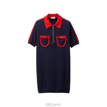 26SS 베르사체 미디 원피스 10243441A17391 1U040 Blu