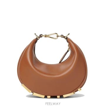 26FW 펜디 펜디그라피 미니 호보백 8BS081A5DY F1UK8 Marrone