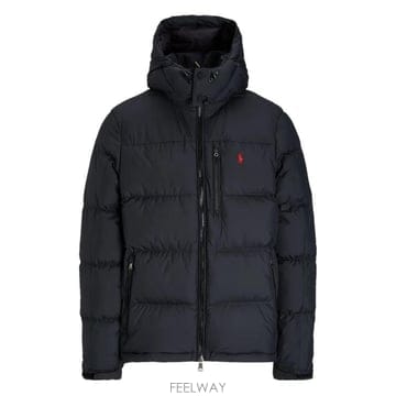 26FW 폴로 랄프로렌 고햄 다운 자켓 710968278 001 Nero
