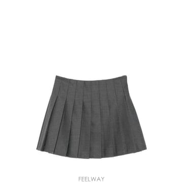 26FW 셀프 포트레이트 숏 스커트 PF26006SKGR GREY Grigio