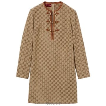 25SS 구찌 홀스빗 GG 캔버스 드레스 820404Z8BZA 2190