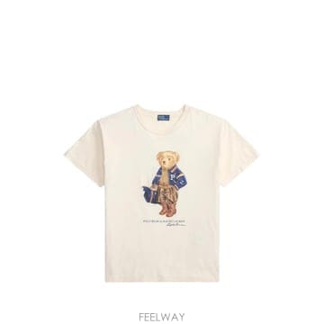Ralph Lauren 26FW ���� �����η� ���� Ƽ���� 211B17774 001 Bianco26FW ���� �����η� ���� Ƽ���� 211B17774 001 Bianco