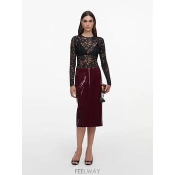 26FW 셀프 포트레이트 숏 스커트 AW26080MSKPU PURPLE Viola