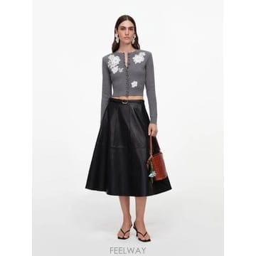 Self Portrait 26FW ���� ��Ʈ����Ʈ ������ AW26150CGR GREY Grigio26FW ���� ��Ʈ����Ʈ ������ AW26150CGR GREY Grigio