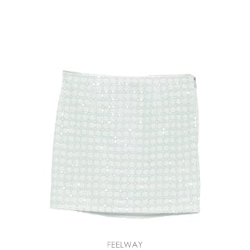 로테이트 숏 스커트 Verde