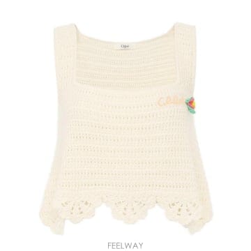 Chloe 26FW ���ο� �μҸ� Ƽ���� CH26AMH05800 107 Bianco26FW ���ο� �μҸ� Ƽ���� CH26AMH05800 107 Bianco