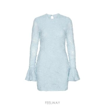 26SS 로테이트 미디 원피스 115529 2000 Azzurro