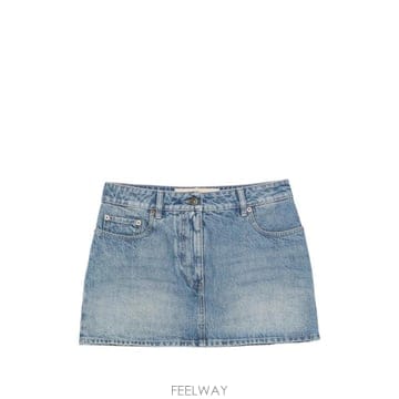 발렌티노 가라바니 데님 숏팬츠 블루