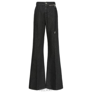26FW 스포트막스 데님 팬츠 2622186075600 001 Nero