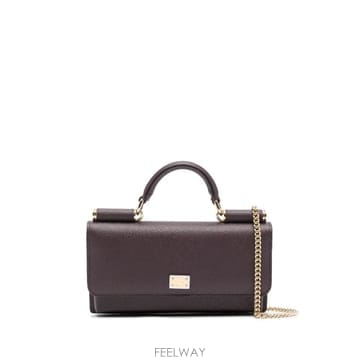 Dolce&Gabbana 26FW ��ü�ذ��ٳ� Dauphine print calfskin �̴Ϲ� BI3280A1001 8M073 Ro26FW ��ü�ذ��ٳ� Dauphine print calfskin �̴Ϲ� BI328
