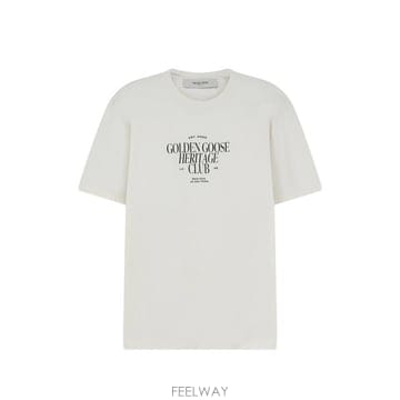 26FW 골든구스 반팔 티셔츠 GMP01220P002619 11560 Bianco