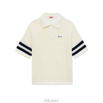 26FW 겐조 폴로 티셔츠 FG65PO8023EH Bianco
