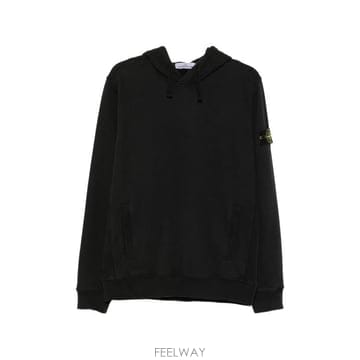 26FW 스톤 아일랜드 오가닉 코튼 플리스 후드 L2S156100048S0A20 V0029 Nero
