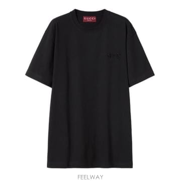GUCCI 26SS ���� �ڼ� ��ư ���� Ƽ���� 837959XJHMR 1043 Nero26SS ���� �ڼ� ��ư ���� Ƽ���� 837959XJHMR 1043 Nero