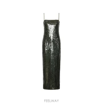 26FW 로테이트 롱 원피스 116139 265 Verde