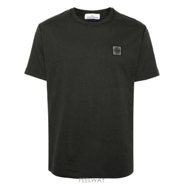 Stone Island 26SS ���� ���Ϸ��� ������ ��ư ���� �ǻ��� ����Ʈ Ƽ���� L1S152100026S0057 V0065 G26SS ���� ���Ϸ��� ������ ��ư ���� �ǻ��� ����Ʈ Ƽ��