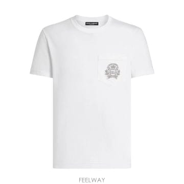Dolce&Gabbana 26SS ��ü�ذ��ٳ� ���� Ƽ���� G8RA2ZG7PZE W0800 Bianco26SS ��ü�ذ��ٳ� ���� Ƽ���� G8RA2ZG7PZE W0800 Bianco