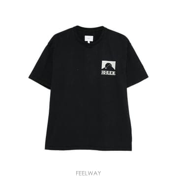 RHUDE 26SS ��� ���� Ƽ���� RHPS26TT07012 3167BLACK Nero26SS ��� ���� Ƽ���� RHPS26TT07012 3167BLACK Nero