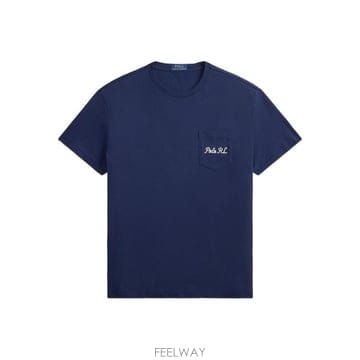 Ralph Lauren 26SS ���� �����η� ���� Ƽ���� 710B16610 001 Blu26SS ���� �����η� ���� Ƽ���� 710B16610 001 Blu