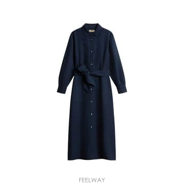 26SS 울리치 미디 원피스 CFWWDR2019FRUT3043 3989 Blu