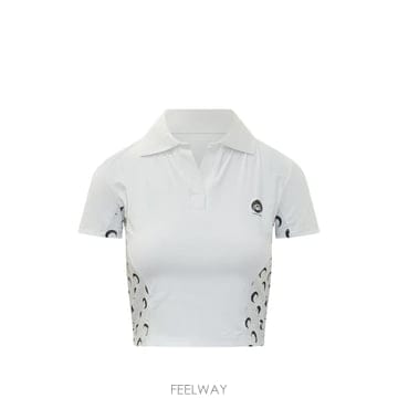 Marine Serre 26SS �������� ���� Ƽ���� WTO510ACJER0101 WH00 Bianco26SS �������� ���� Ƽ���� WTO510ACJER0101 WH00 Bianco