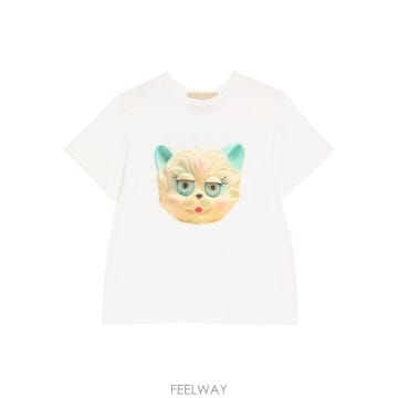 26SS 발렌티노 가라바니 반팔 티셔츠 8V3MG16PBD0 A03 Bianco