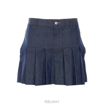 아페쎄 플리트 미니 스커트