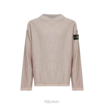 26SS 스톤 아일랜드 플러스 스티치 오가닉 코튼 나일론 루즈 핏 크레이터 넥 점퍼 L1S155100044S